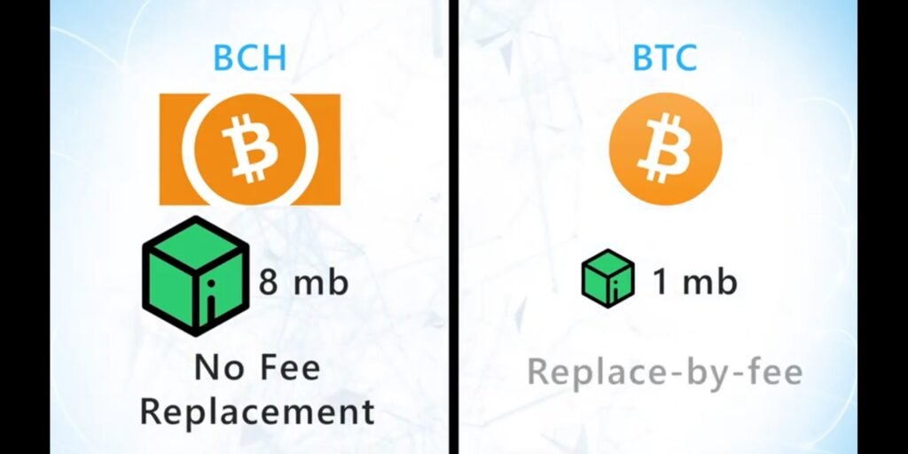BCH and BTC